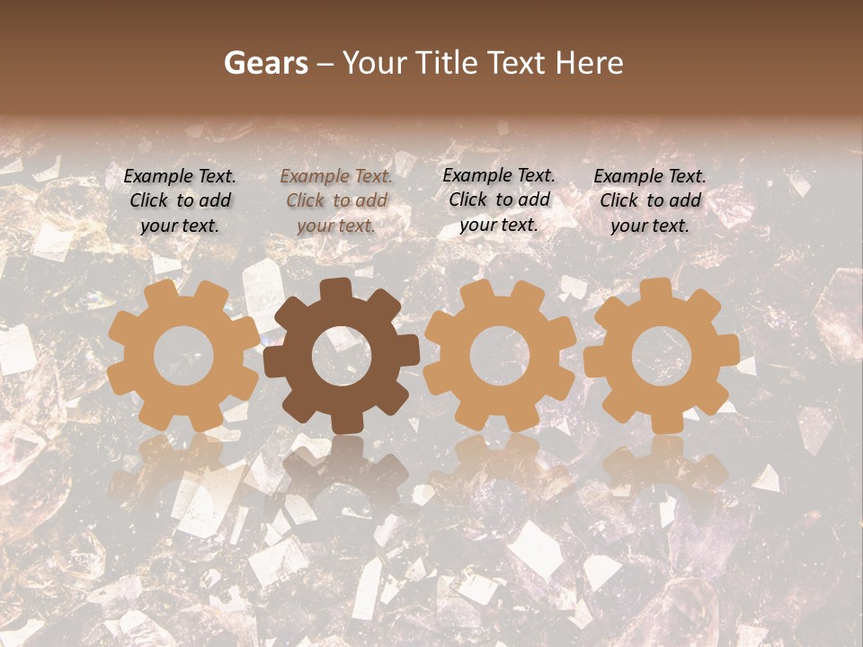 Jewelry Mineral Multi Colored PowerPoint Template