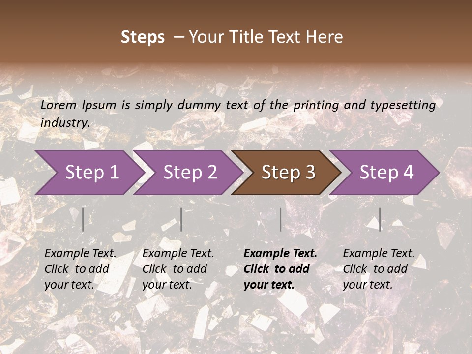 Jewelry Mineral Multi Colored PowerPoint Template