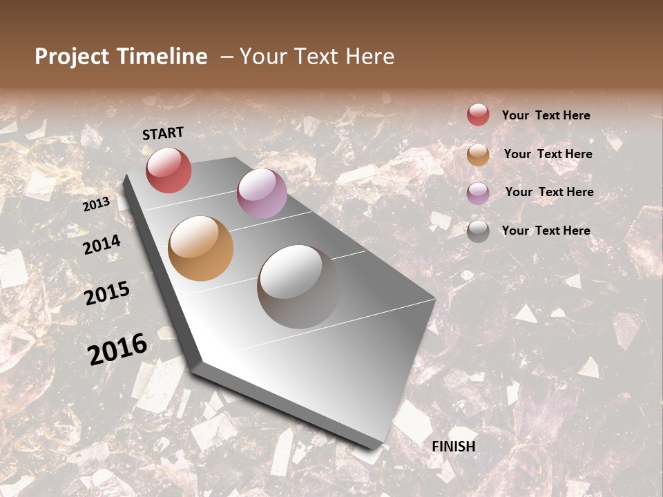 Jewelry Mineral Multi Colored PowerPoint Template