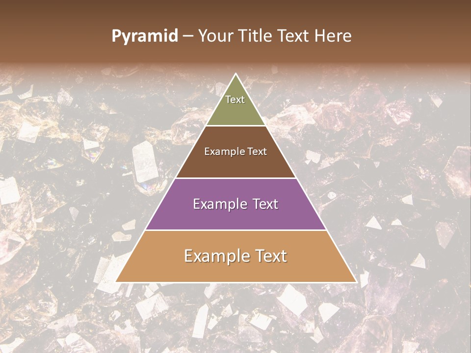 Jewelry Mineral Multi Colored PowerPoint Template