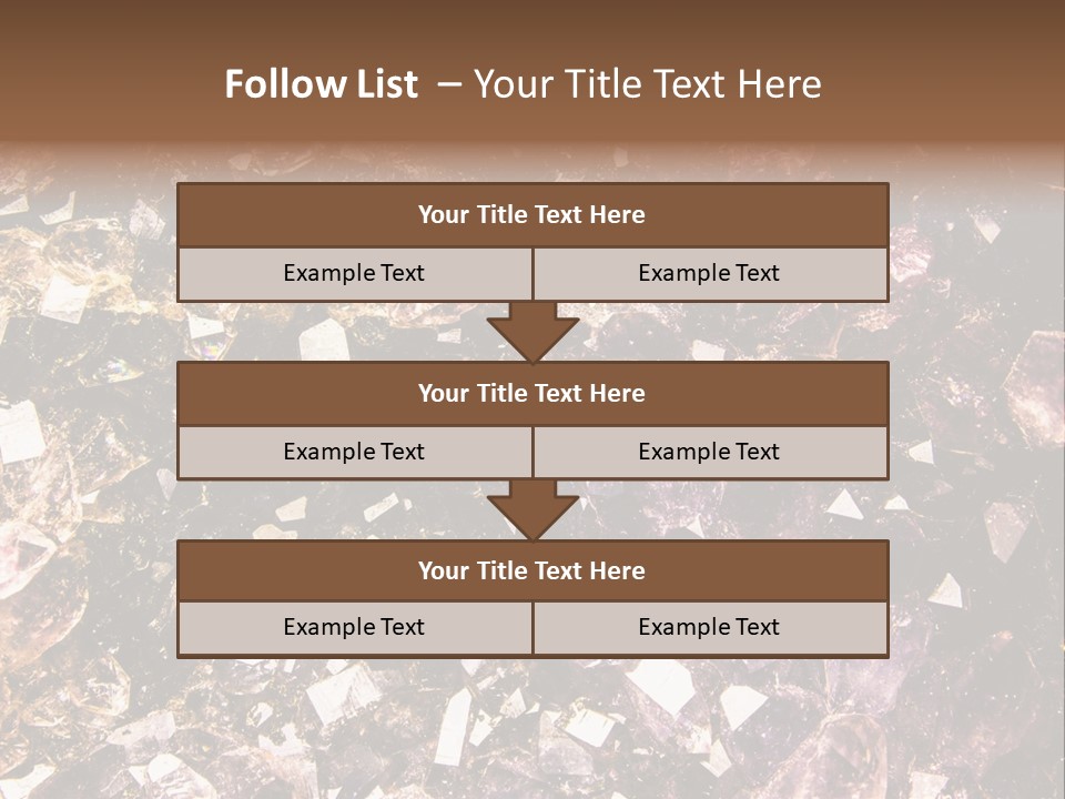 Jewelry Mineral Multi Colored PowerPoint Template