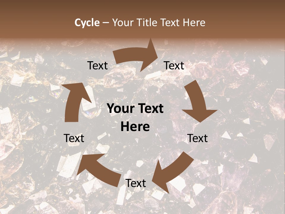 Jewelry Mineral Multi Colored PowerPoint Template