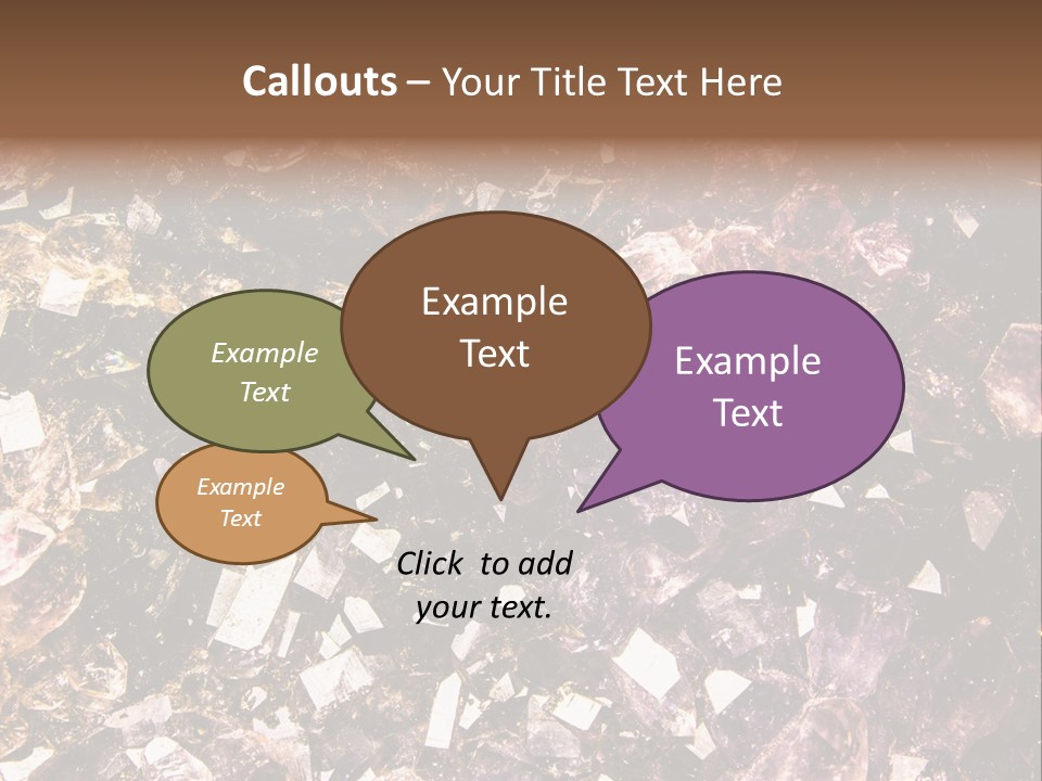 Jewelry Mineral Multi Colored PowerPoint Template