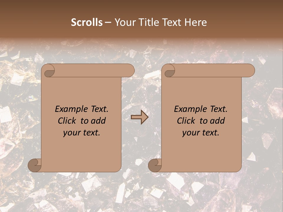 Jewelry Mineral Multi Colored PowerPoint Template