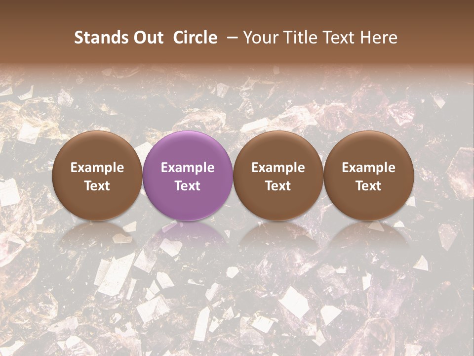 Jewelry Mineral Multi Colored PowerPoint Template