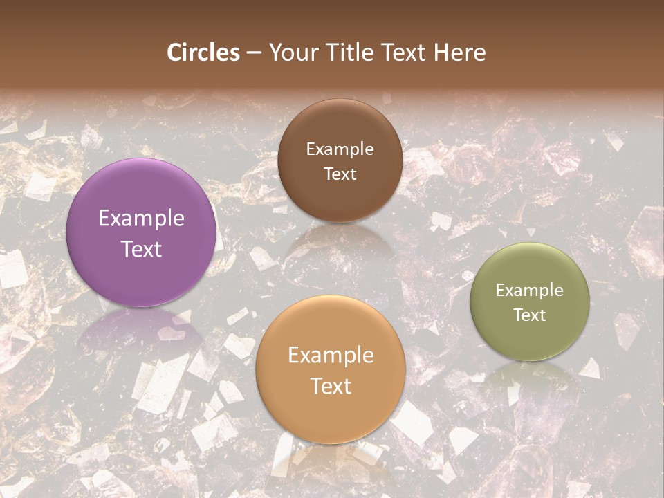 Jewelry Mineral Multi Colored PowerPoint Template