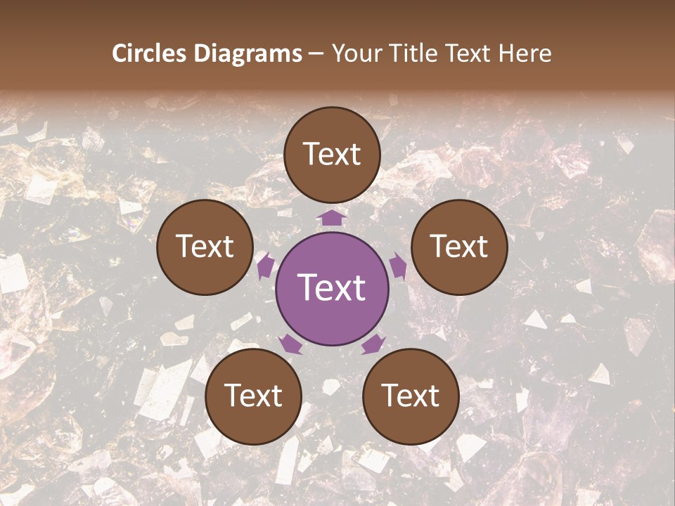 Jewelry Mineral Multi Colored PowerPoint Template