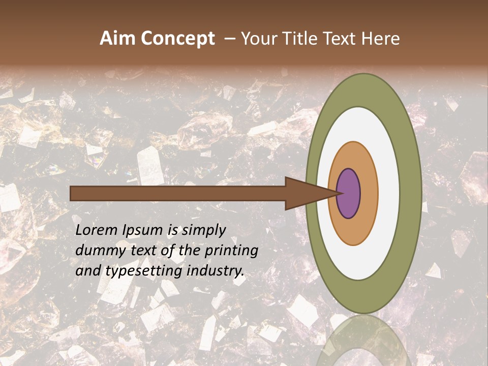 Jewelry Mineral Multi Colored PowerPoint Template