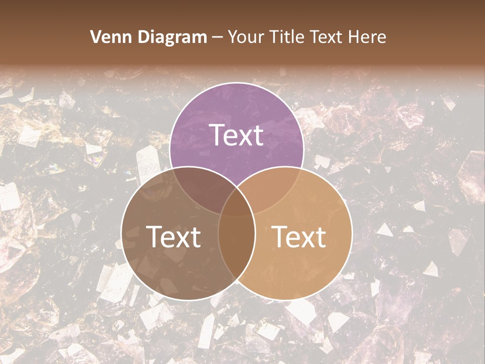 Jewelry Mineral Multi Colored PowerPoint Template