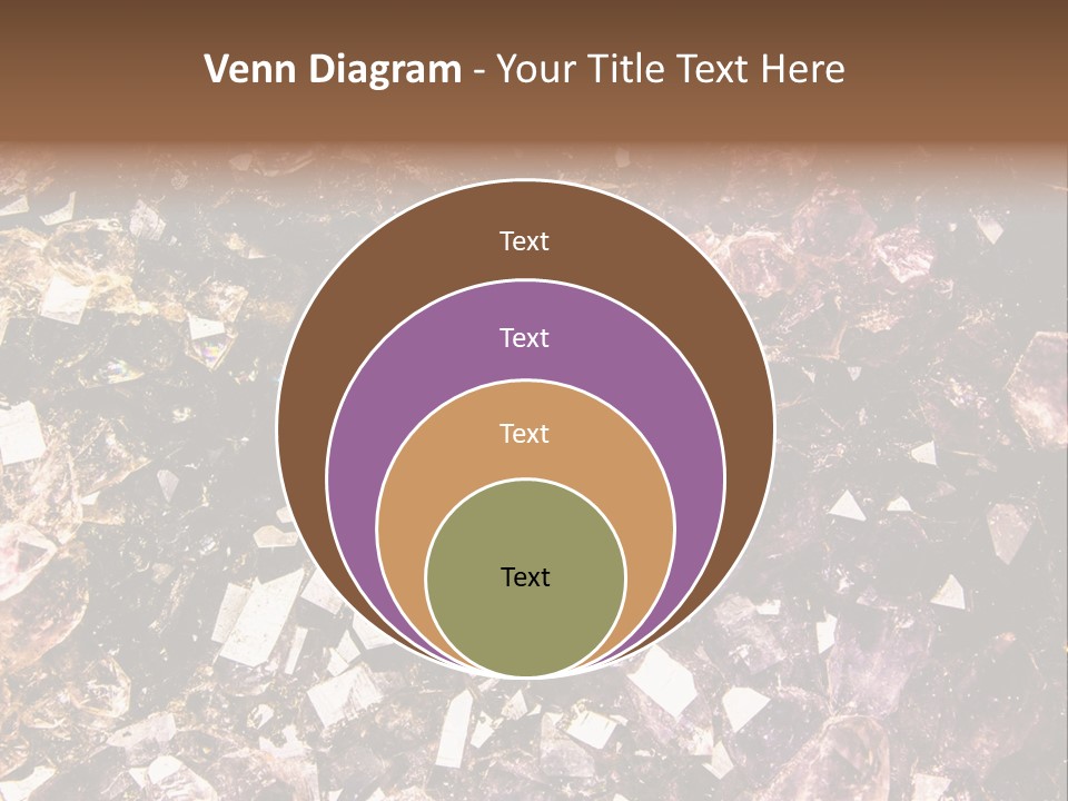 Jewelry Mineral Multi Colored PowerPoint Template