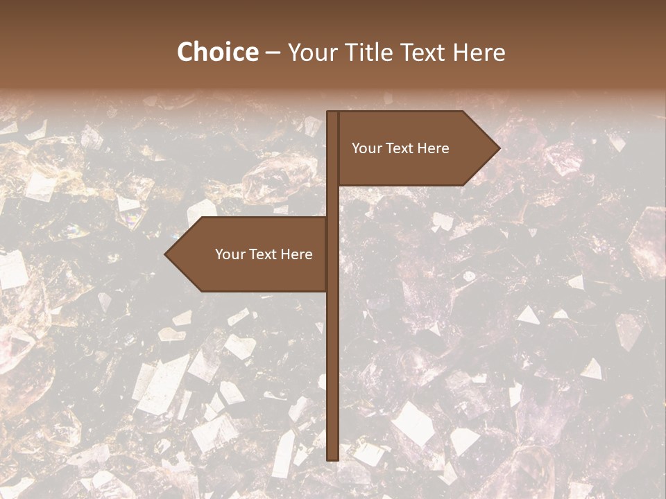 Jewelry Mineral Multi Colored PowerPoint Template