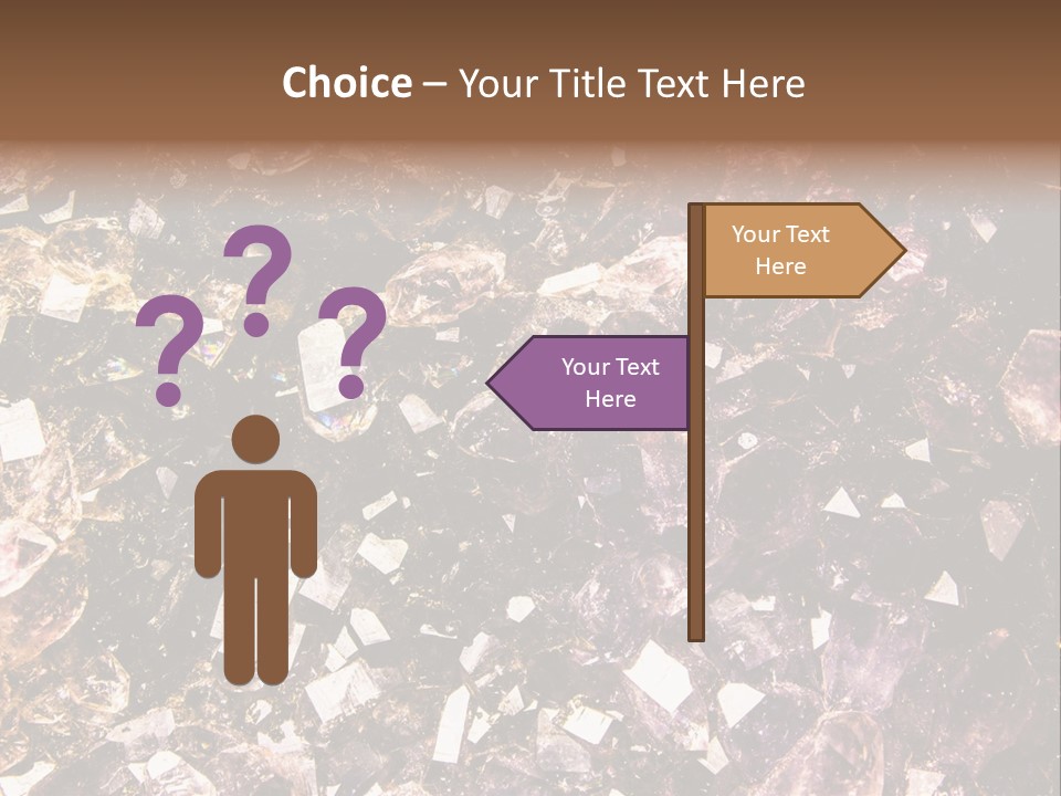 Jewelry Mineral Multi Colored PowerPoint Template