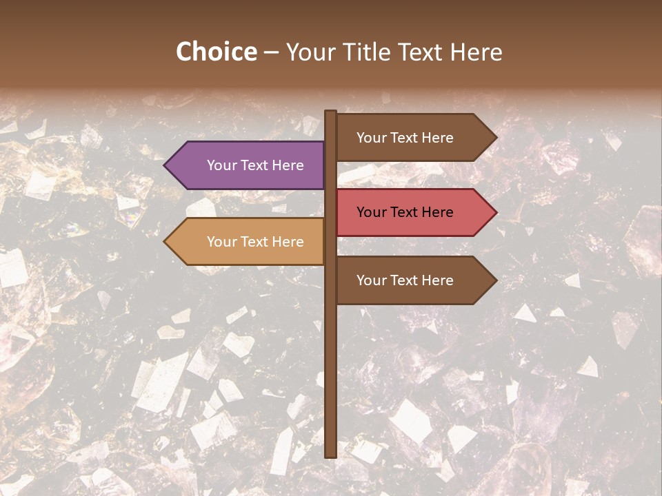 Jewelry Mineral Multi Colored PowerPoint Template