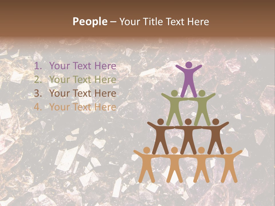 Jewelry Mineral Multi Colored PowerPoint Template