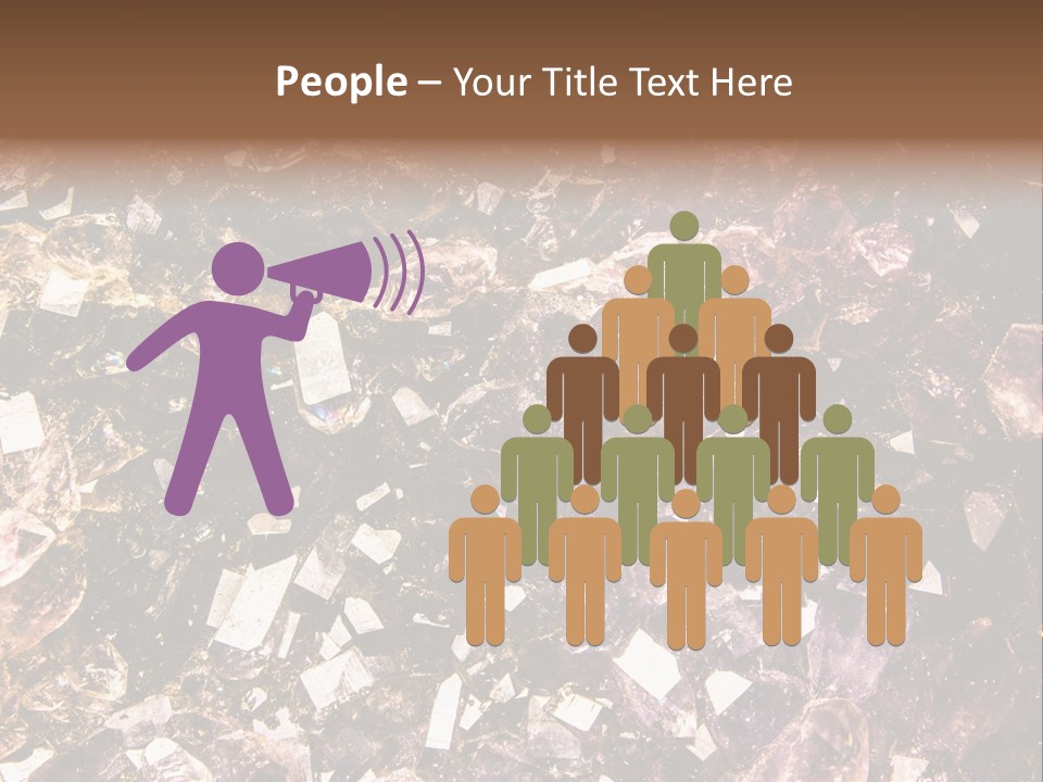 Jewelry Mineral Multi Colored PowerPoint Template