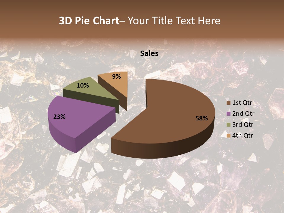 Jewelry Mineral Multi Colored PowerPoint Template