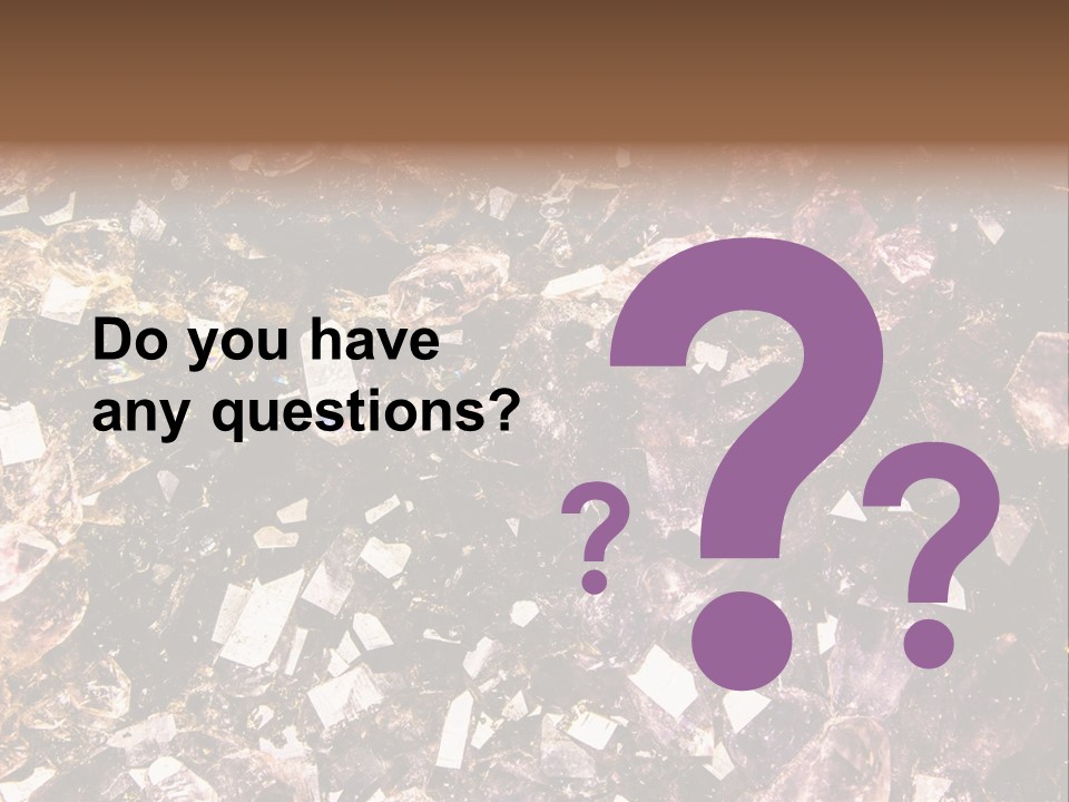 Jewelry Mineral Multi Colored PowerPoint Template