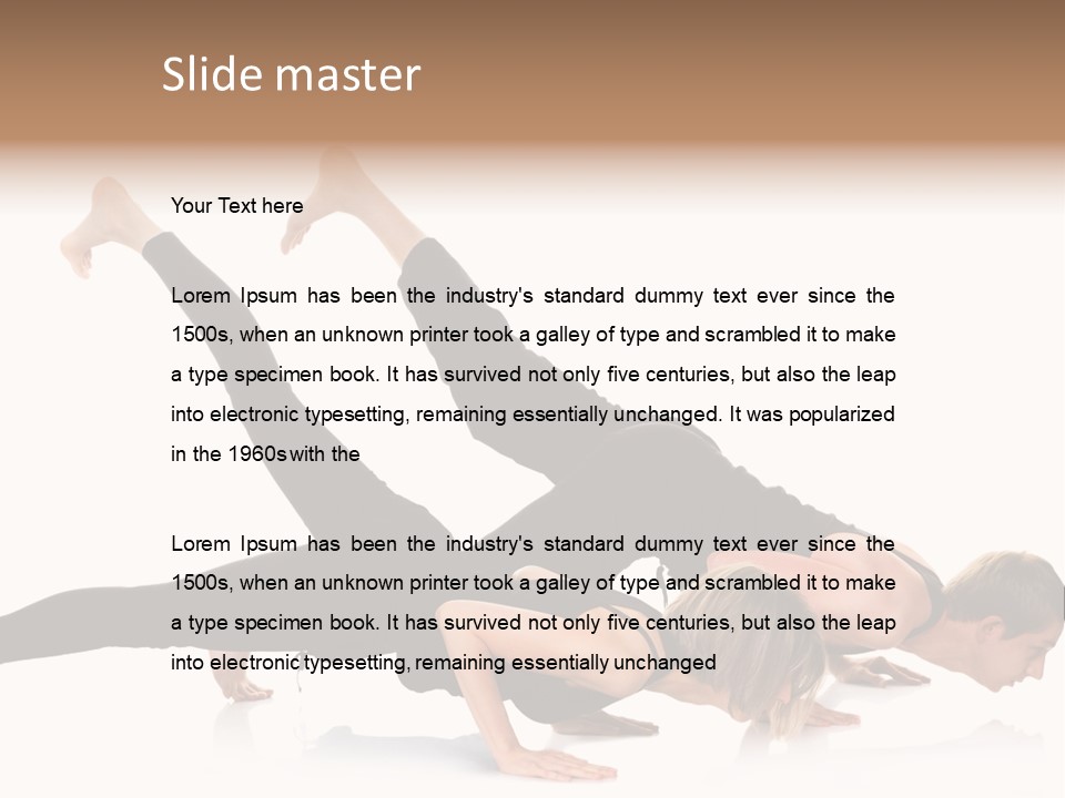 Person Meditation Mind PowerPoint Template