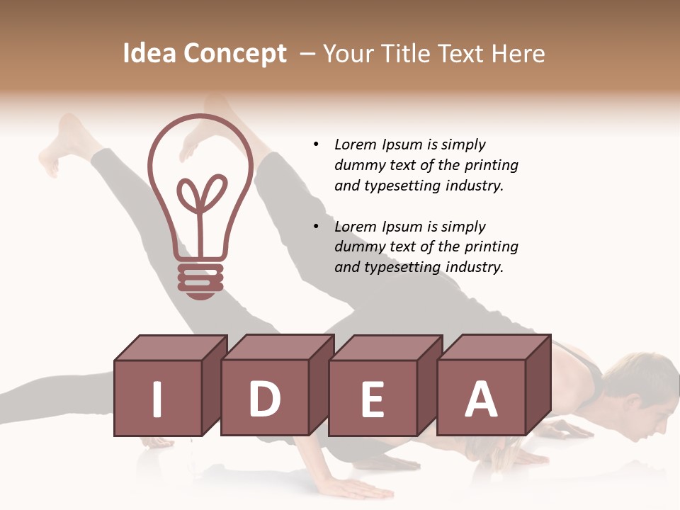 Person Meditation Mind PowerPoint Template