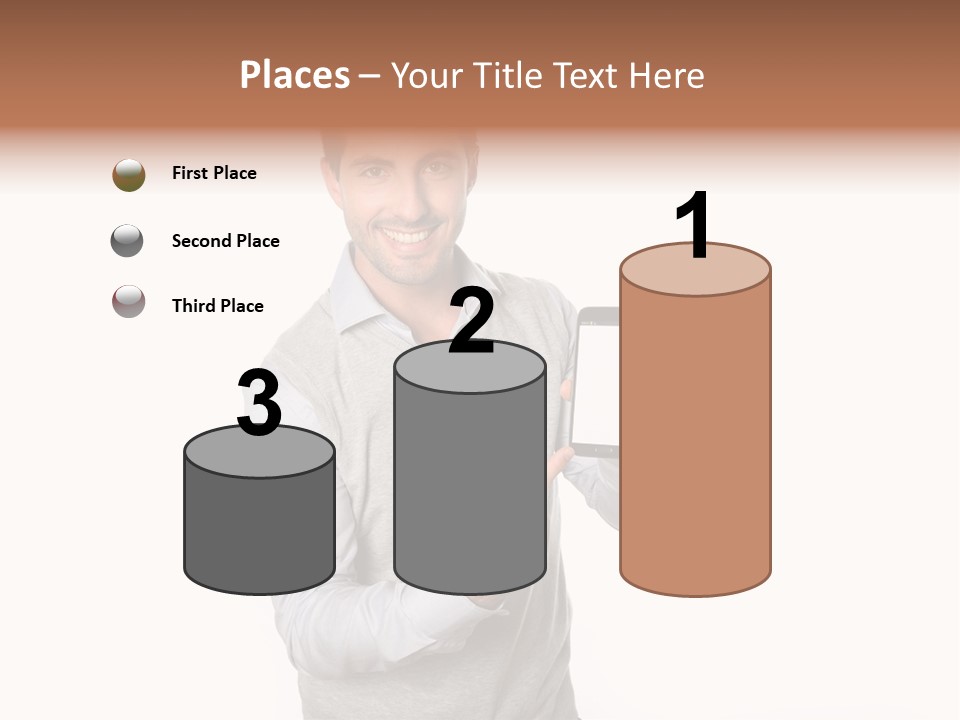Presenting Telephone People PowerPoint Template