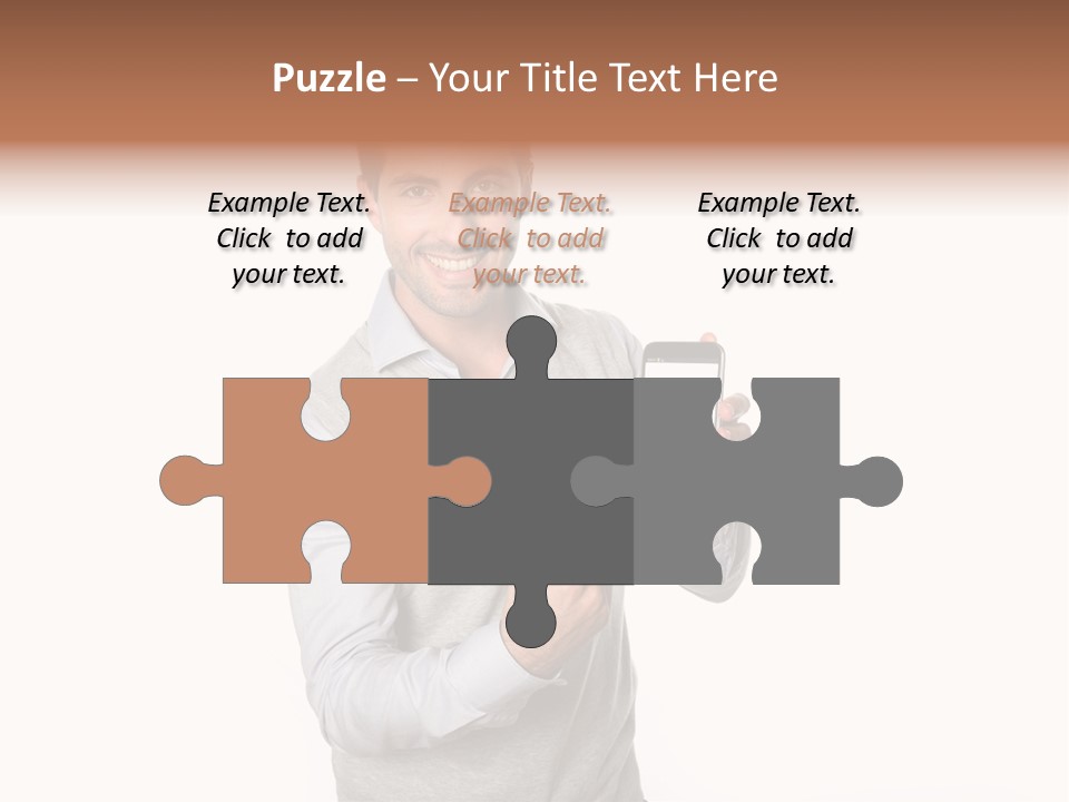 Presenting Telephone People PowerPoint Template