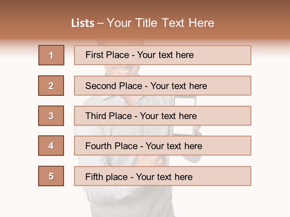Presenting Telephone People PowerPoint Template