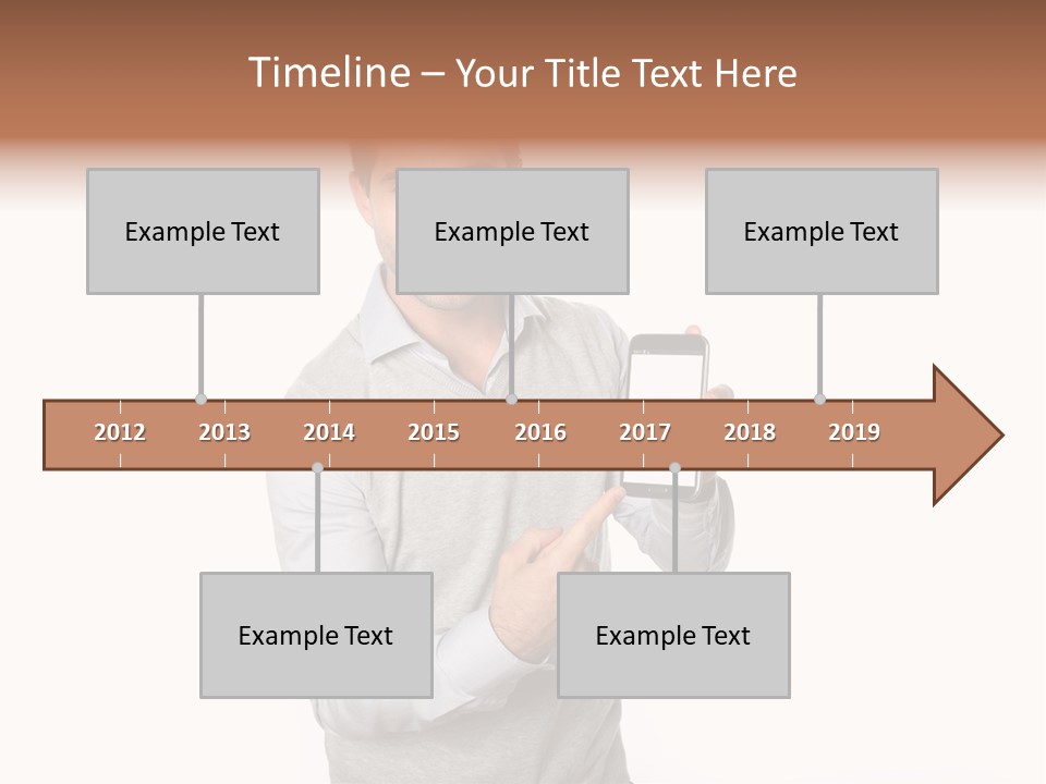 Presenting Telephone People PowerPoint Template