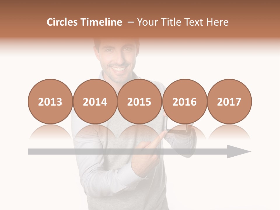 Presenting Telephone People PowerPoint Template