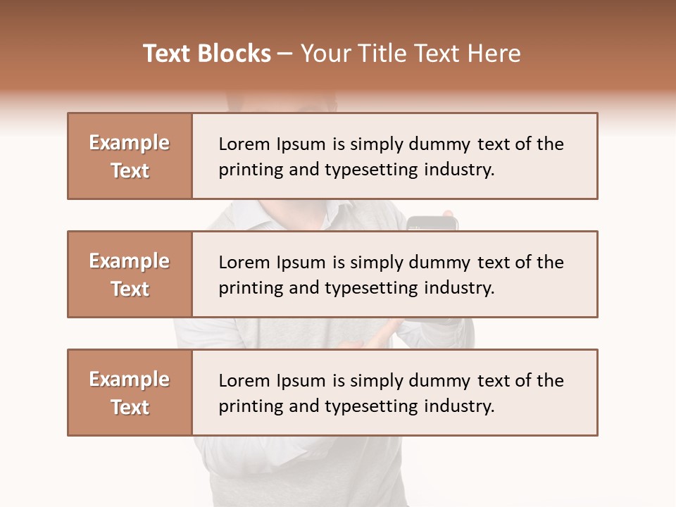 Presenting Telephone People PowerPoint Template