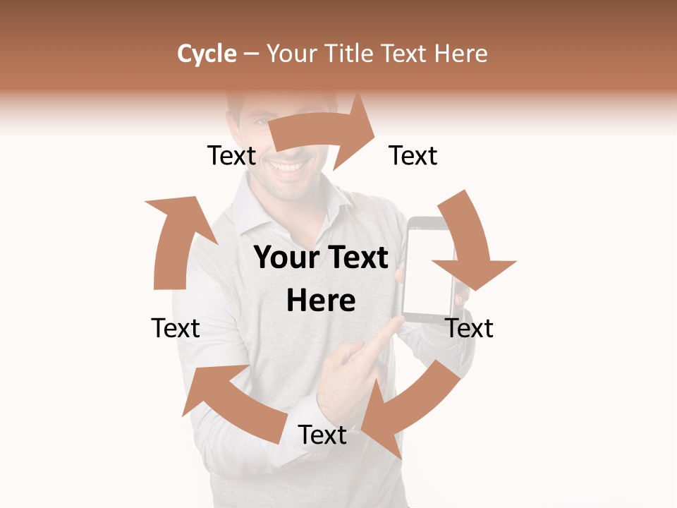 Presenting Telephone People PowerPoint Template