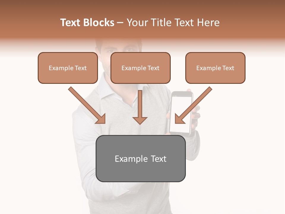 Presenting Telephone People PowerPoint Template