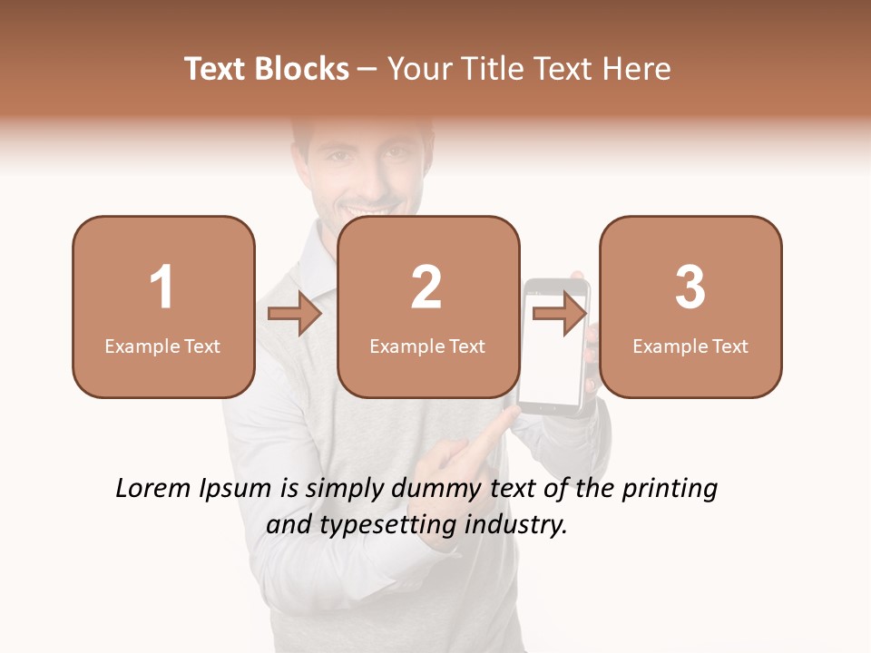 Presenting Telephone People PowerPoint Template
