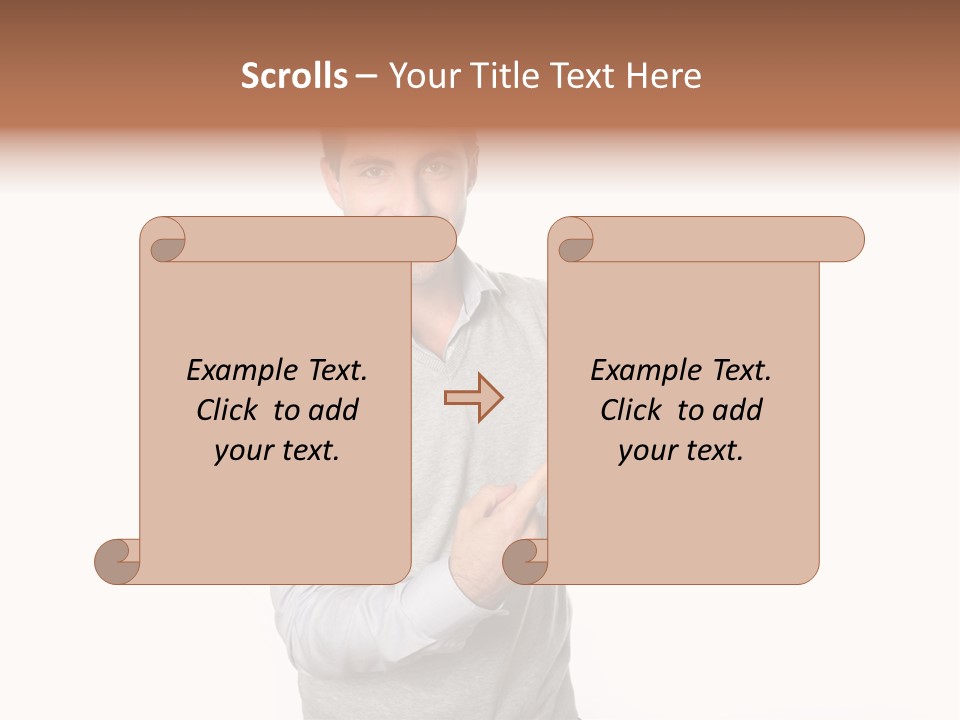 Presenting Telephone People PowerPoint Template