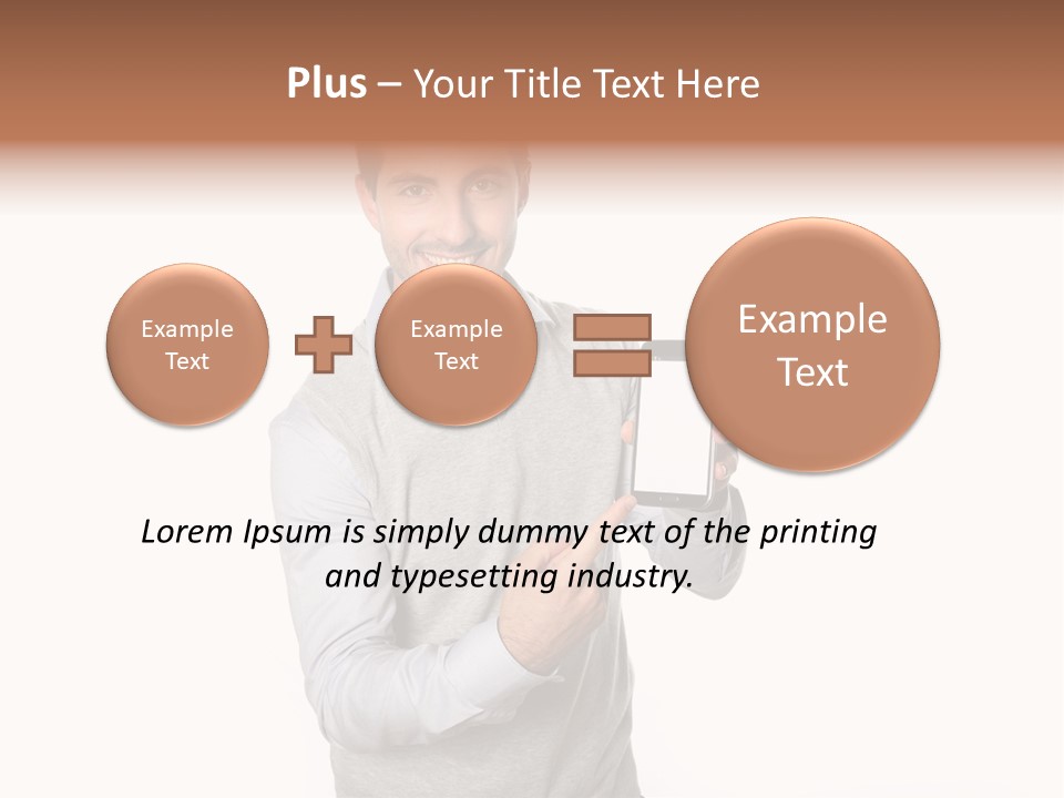 Presenting Telephone People PowerPoint Template