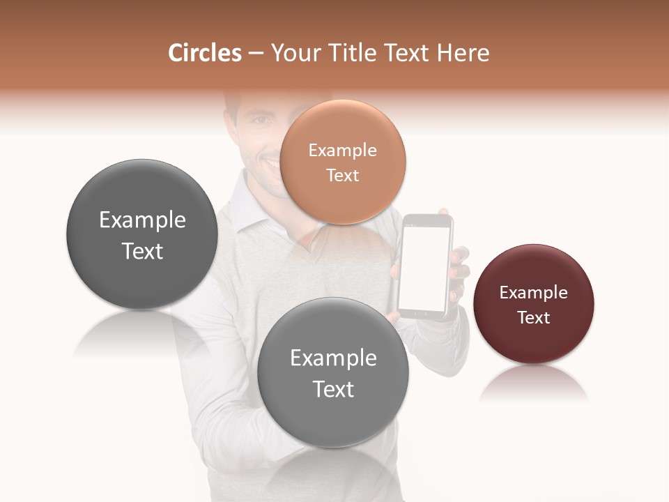 Presenting Telephone People PowerPoint Template
