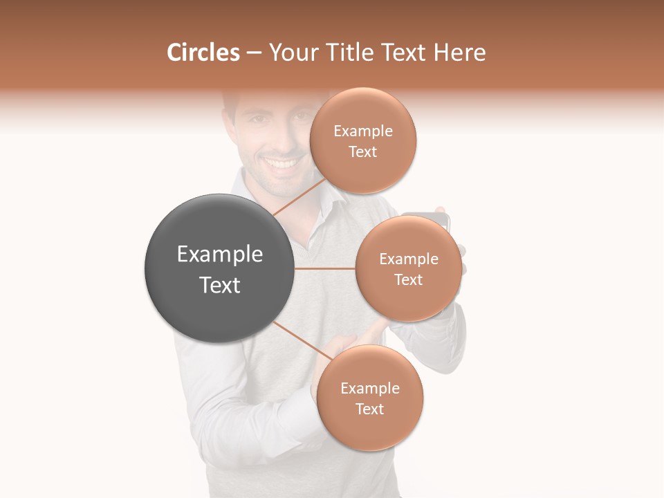 Presenting Telephone People PowerPoint Template