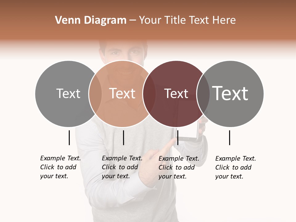 Presenting Telephone People PowerPoint Template