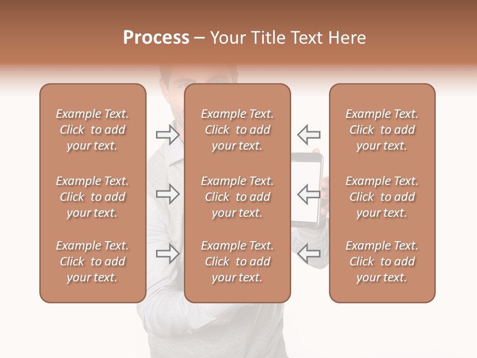 Presenting Telephone People PowerPoint Template