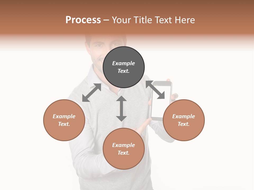 Presenting Telephone People PowerPoint Template