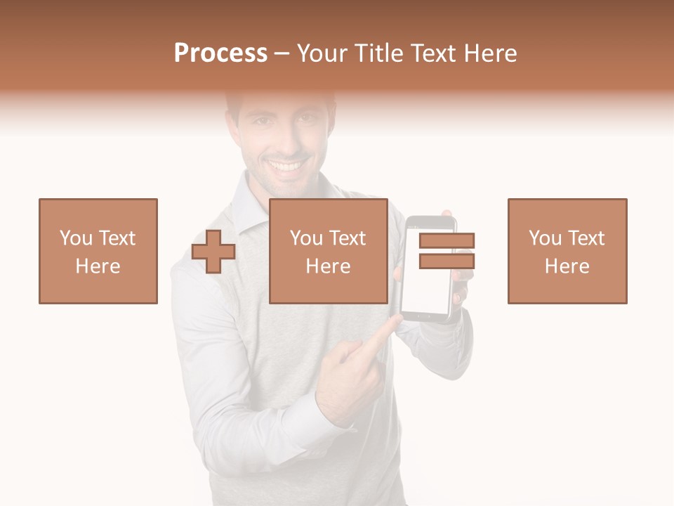 Presenting Telephone People PowerPoint Template