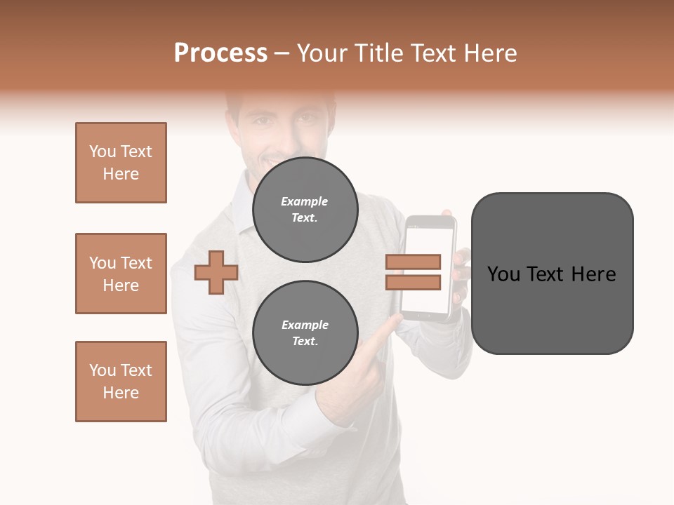 Presenting Telephone People PowerPoint Template