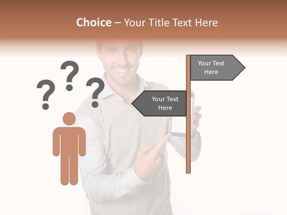 Presenting Telephone People PowerPoint Template