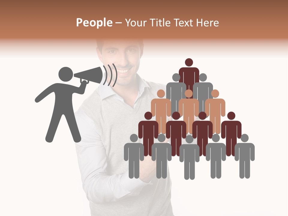 Presenting Telephone People PowerPoint Template