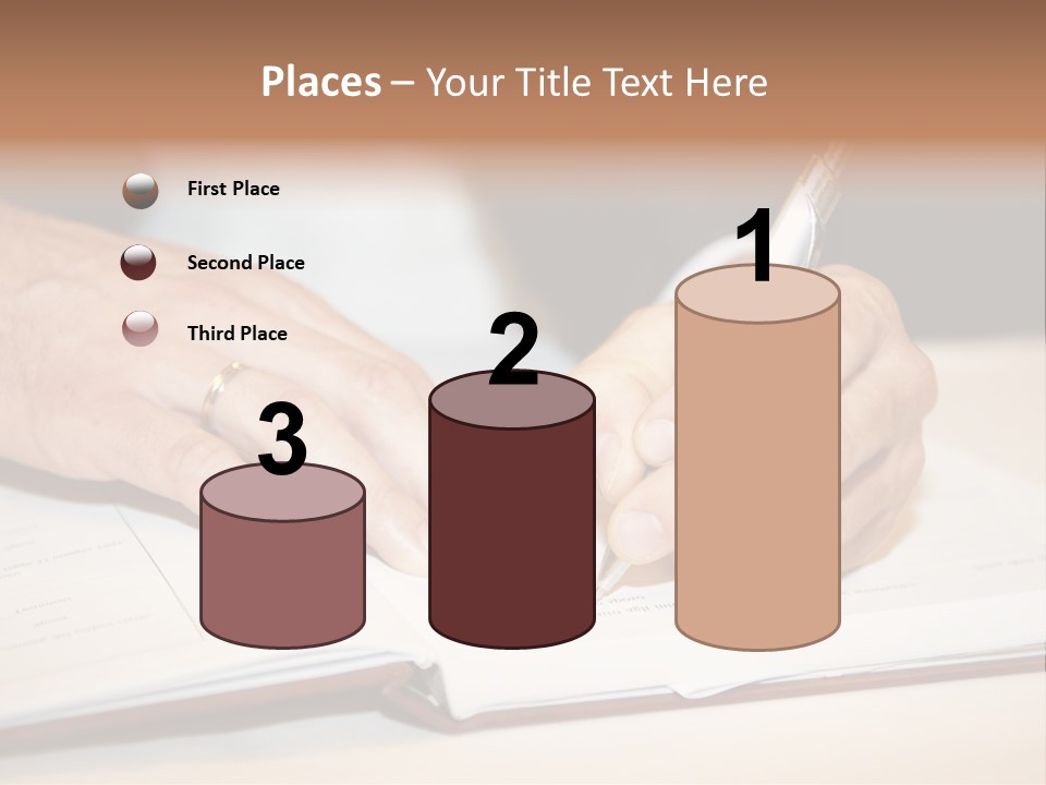 Holding Certificate Wedding PowerPoint Template