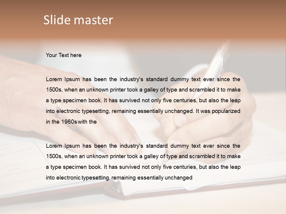 Holding Certificate Wedding PowerPoint Template