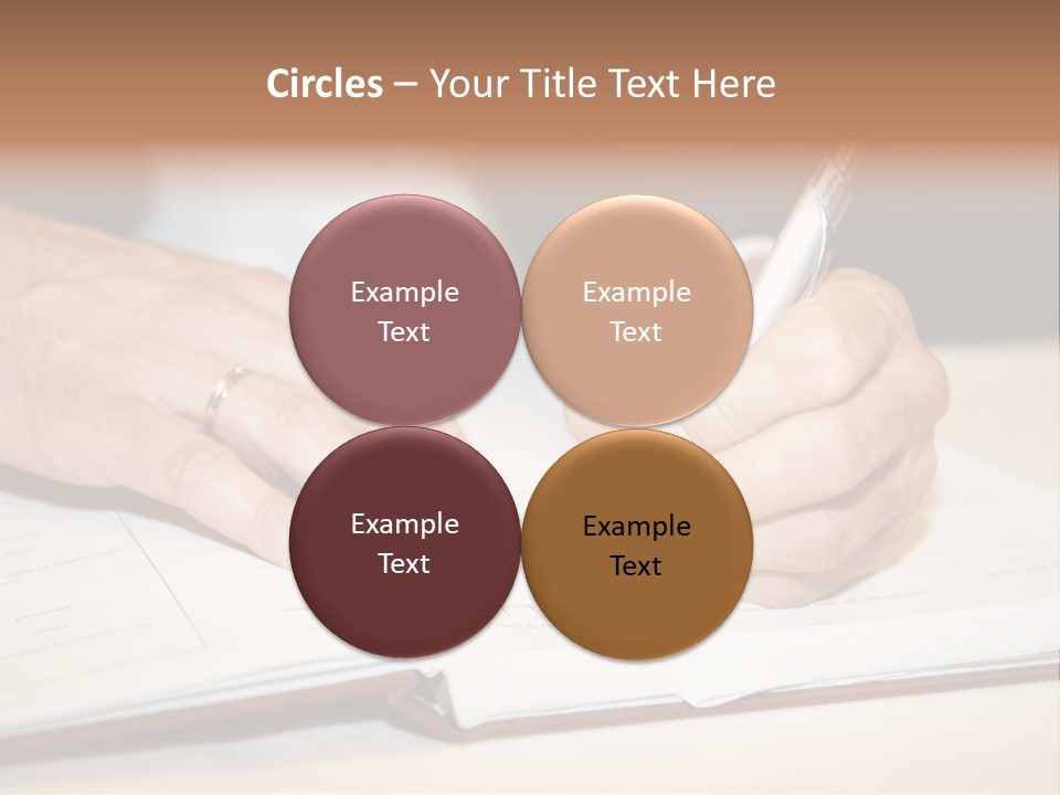 Holding Certificate Wedding PowerPoint Template