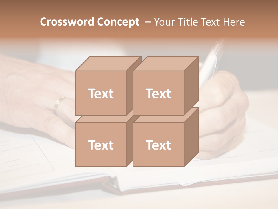 Holding Certificate Wedding PowerPoint Template