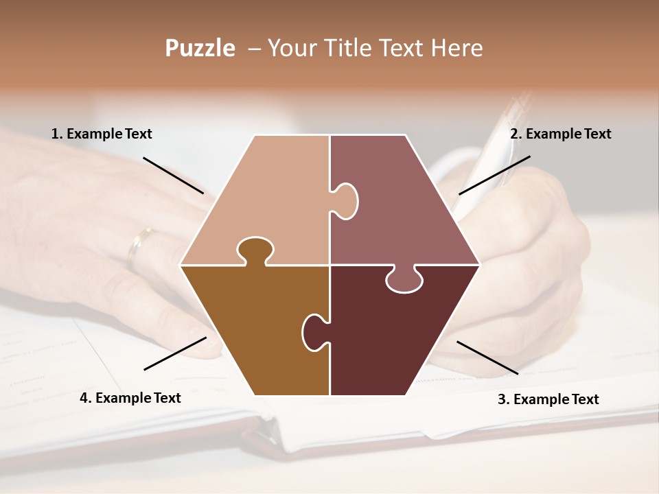 Holding Certificate Wedding PowerPoint Template