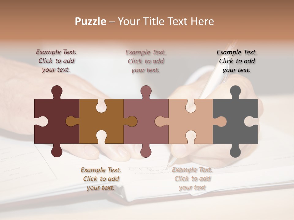 Holding Certificate Wedding PowerPoint Template