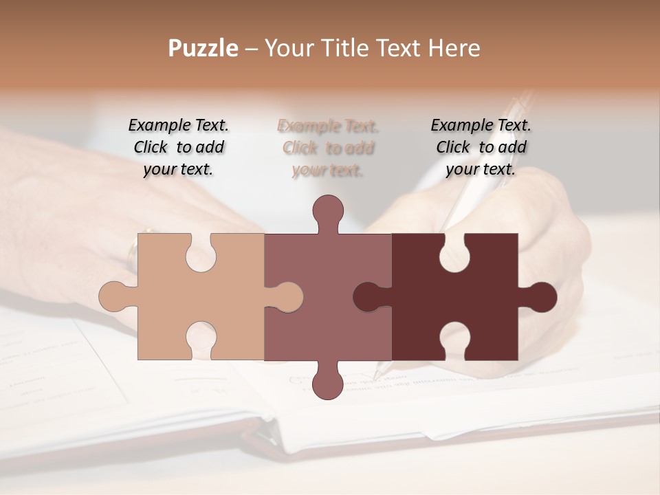 Holding Certificate Wedding PowerPoint Template